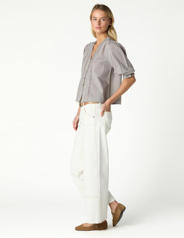 HEXAGONAL STUDDED TROUSERS