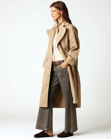 SAND TWILL COAT