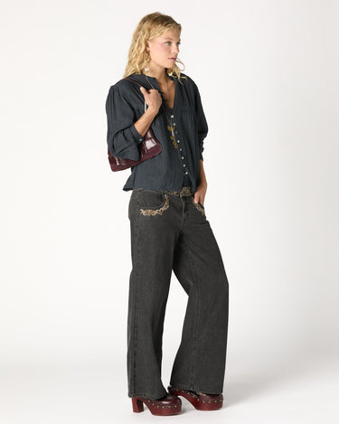 PANTALÓN BORDADO CINTURILLA BLACK