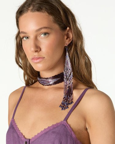 BLUE ETHNIC MIYUKI CHOKER