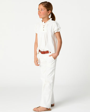 PUFF SLEEVE T-SHIRT WHITE