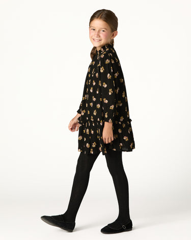 ANTHRACITE FLOWER DRESS