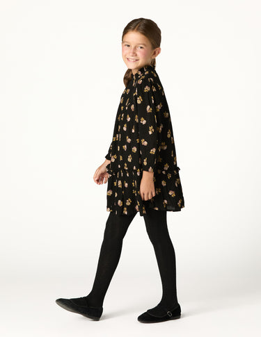 ANTHRACITE FLOWER DRESS