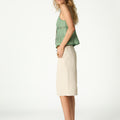 TOP DRAWSTRINGS STRAPS GREEN