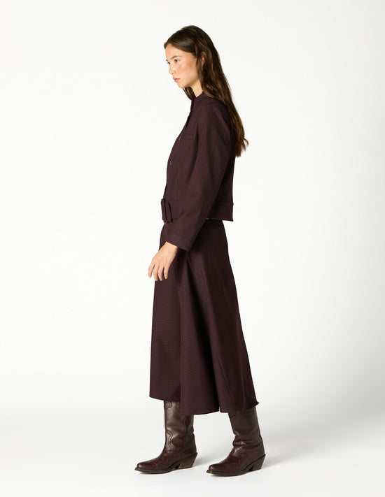 BLAZER HEBILLA RAYA GRANATE