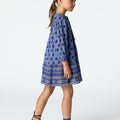 DRESS PRINT BUTI BLUE