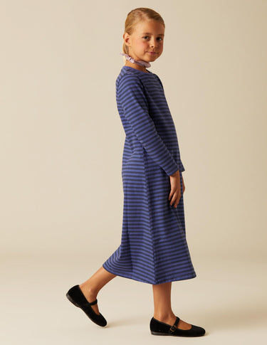 BLUE STRIPED DRESS