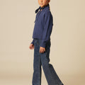 HEATHER BLUE LOOP KNIT JERSEY