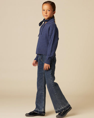 HEATHER BLUE LOOP KNIT JERSEY