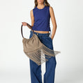 BIG BLUE SIDE LACE T-SHIRT