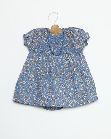 NEST DRESS BLOOM BLUE