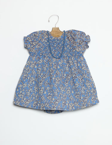 NEST DRESS BLOOM BLUE