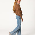JERSEY BOTONES POINTELLE BARK