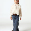 HERRINGBONE EMBROIDERED SHIRT