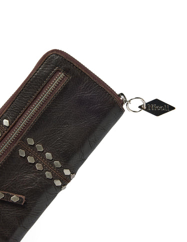 CARTERA TACHAS ROMBO BROWN