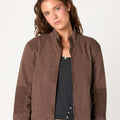 CHAQUETA CREMALLERA CHOCOLATE