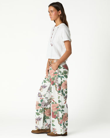 BOTANICAL PRINT TROUSERS