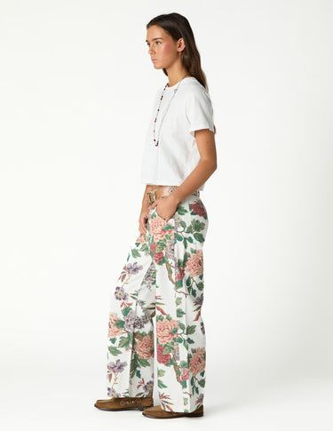 BOTANICAL PRINT TROUSERS
