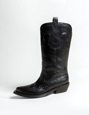 BLACK COWBOY BOOT