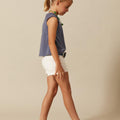 BLUE CUT T-SHIRT