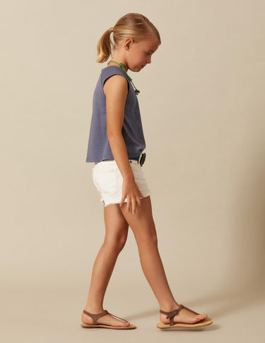 BLUE CUT T-SHIRT