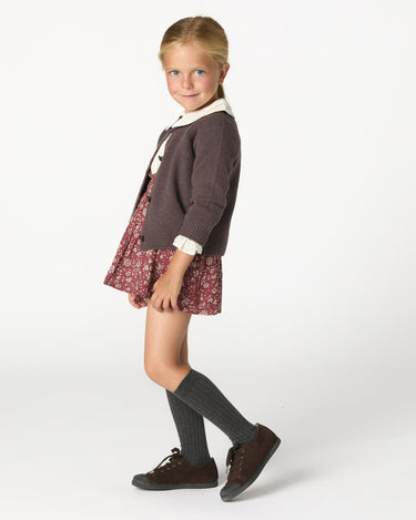 CHAQUETA BOTÓN LODEN CHOCOLATE