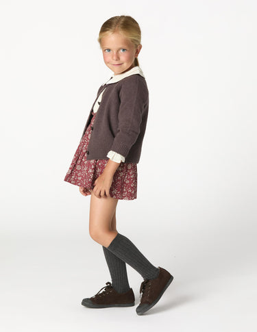 CHAQUETA BOTÓN LODEN CHOCOLATE