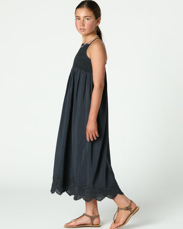 CHARCOAL STRAPPY DRESS