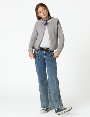 BLUE TROUSERS POCKETS SEAMS
