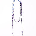 LONG BLUE STONE NECKLACE