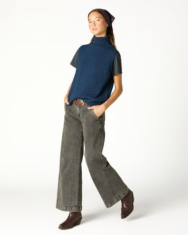CHALECO CUELLO VUELTO MIDNIGHT