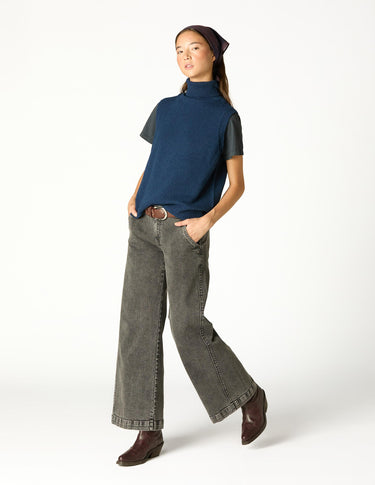 CHALECO CUELLO VUELTO MIDNIGHT