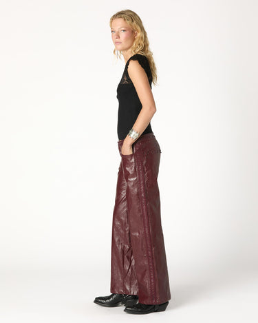 PANTALÓN TRENZADOS BURGUNDY