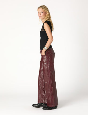 PANTALÓN TRENZADOS BURGUNDY