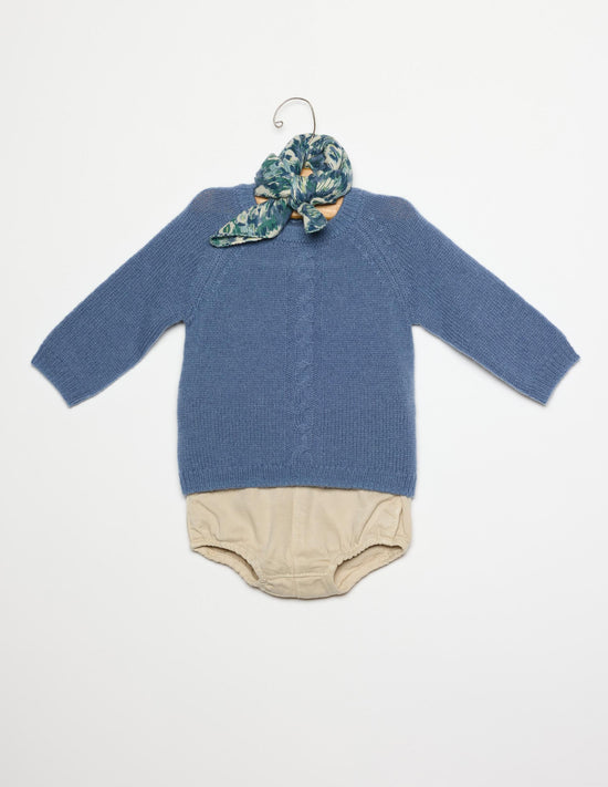 STARRY NIGHT CABLE KNIT JUMPER