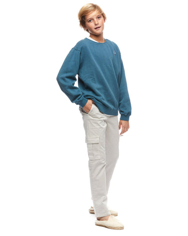 Sudadera azul oscuro palmera