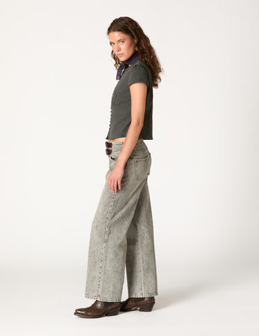 PANTALÓN HEBILLAS GRIS