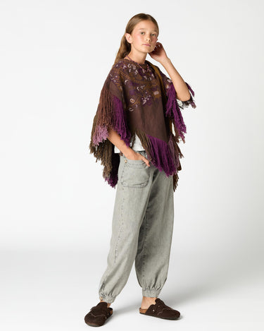 EMBROIDERED PONCHO