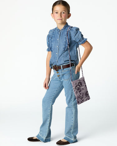 BLUE FLARE DENIM JEANS