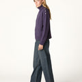 PENSÉE BUTTON TURTLENECK SWEATER