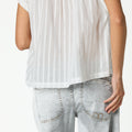 "NN" EMBROIDERED GREY TROUSERS