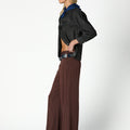 PANTALON RAYAS MARRONES