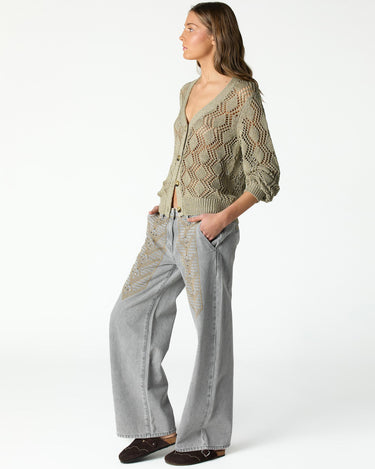 CHAQUETA PUNTO BRILLO INCENSE