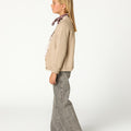 BROWN GLAZED JACKET