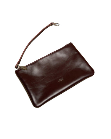 BROWN TWILL STUDENT BAG