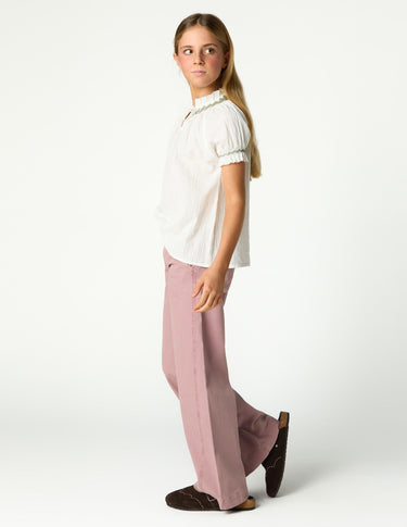 "NN" EMBROIDERED PANTS MORA