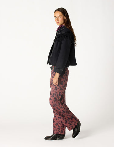 CHAQUETA FLECOS TACHAS