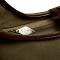 KHAKI SUEDE SHOPPING BAG