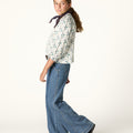 CAMISA BRIGHT FLOWERS BLUE
