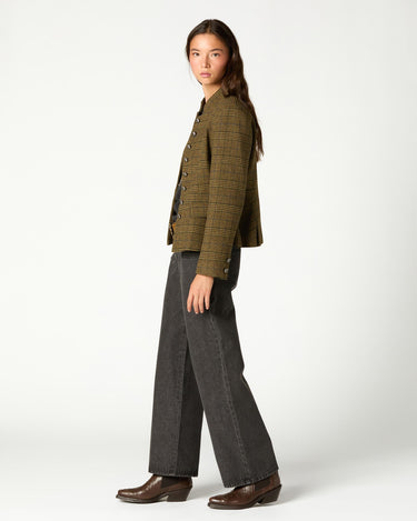 BLAZER AUSTRIACA CUADROS VERDE
